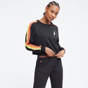 Aviator Nation 4 Stripe Sweatshirt